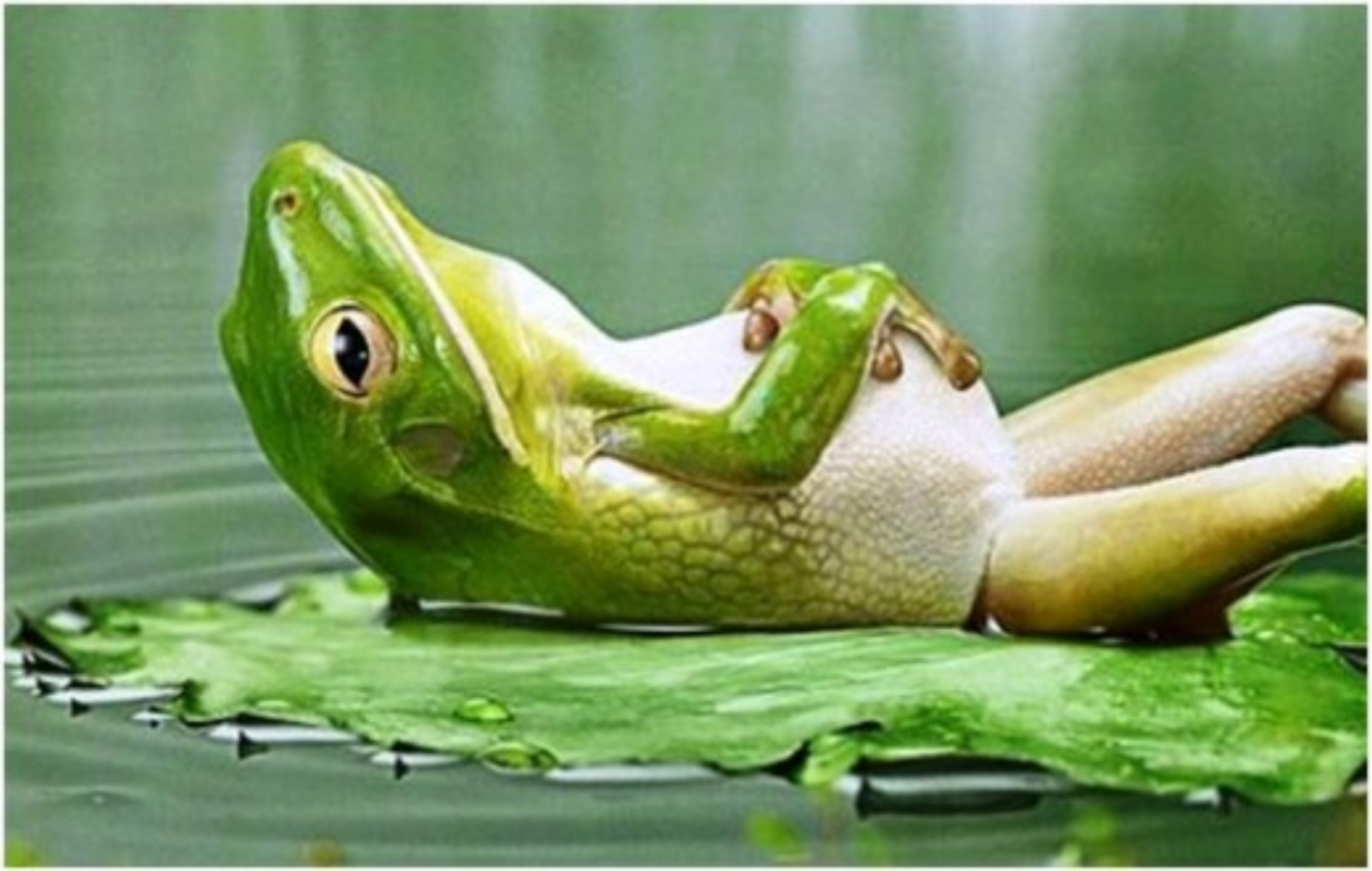 relaxing-frog